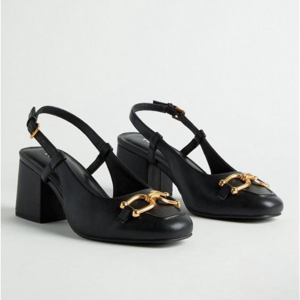 TORRID Slingback Block Heel with Hardware Size 12
